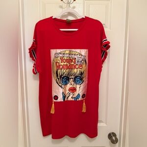 💋Vintage Red Young Romance